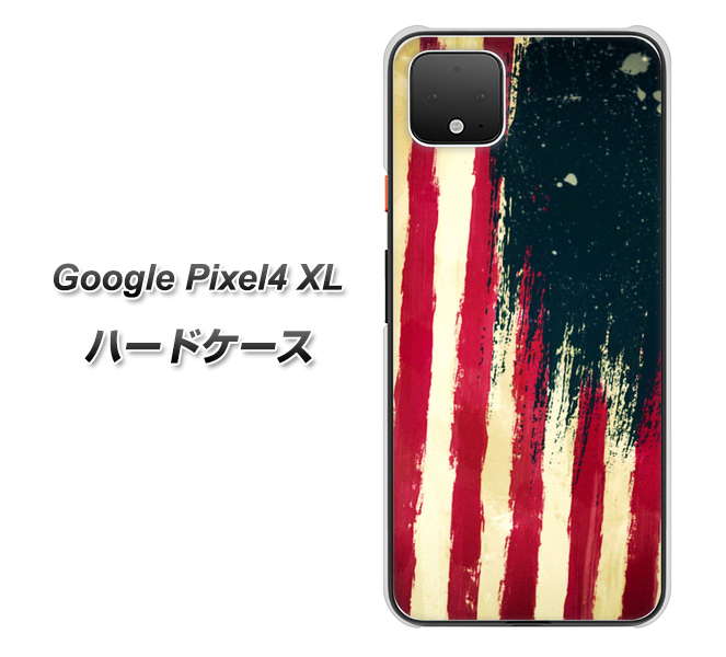 Google Pixel 4 XL 高画質仕上げ 背面印刷 ハードケース【MI805  ヴィンテージアメリカ】