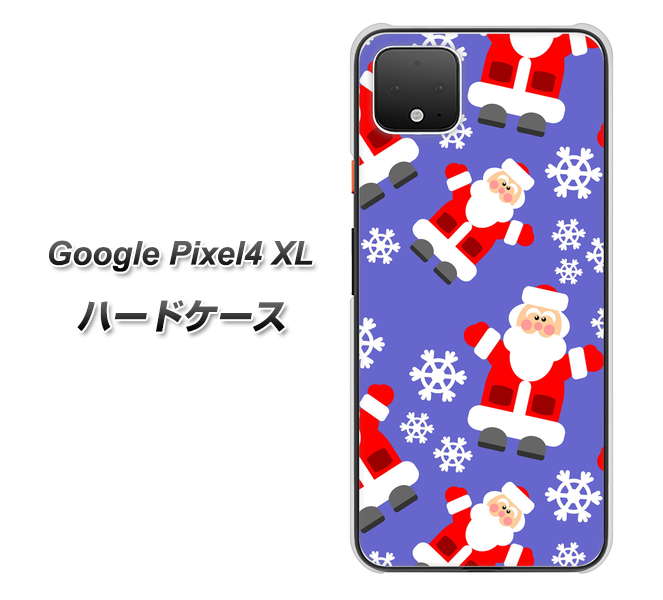 Google Pixel 4 XL 高画質仕上げ 背面印刷 ハードケース【XA804 Welcomeサンタさん】