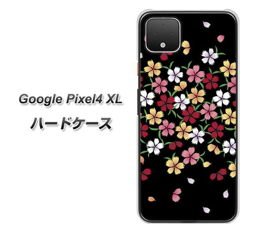 Google Pixel 4 XL 高画質仕上げ 背面印刷 ハードケース【YJ323 和柄 なでしこ】