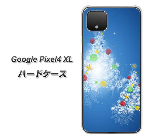 Google Pixel 4 XL 高画質仕上げ 背面印刷 ハードケース【YJ347 クリスマスツリー】