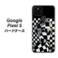 Google Pixel 5 高画質仕上げ 背面印刷 ハードケース【357 bk&wh】