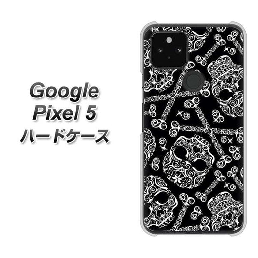 Google Pixel 5 高画質仕上げ 背面印刷 ハードケース【363 ドクロの刺青】
