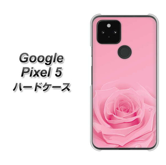 Google Pixel 5 高画質仕上げ 背面印刷 ハードケース【401 ピンクのバラ】