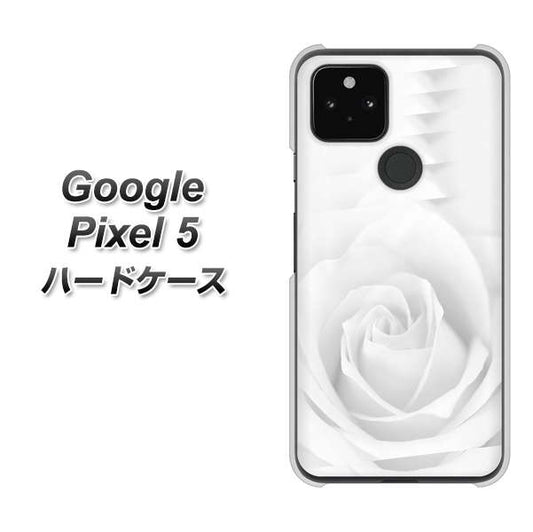 Google Pixel 5 高画質仕上げ 背面印刷 ハードケース【402 ホワイトＲｏｓｅ】