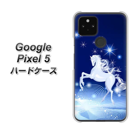 Google Pixel 5 高画質仕上げ 背面印刷 ハードケース【436 ペガサス】