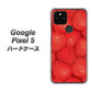 Google Pixel 5 高画質仕上げ 背面印刷 ハードケース【444 ストロベリーウォール】