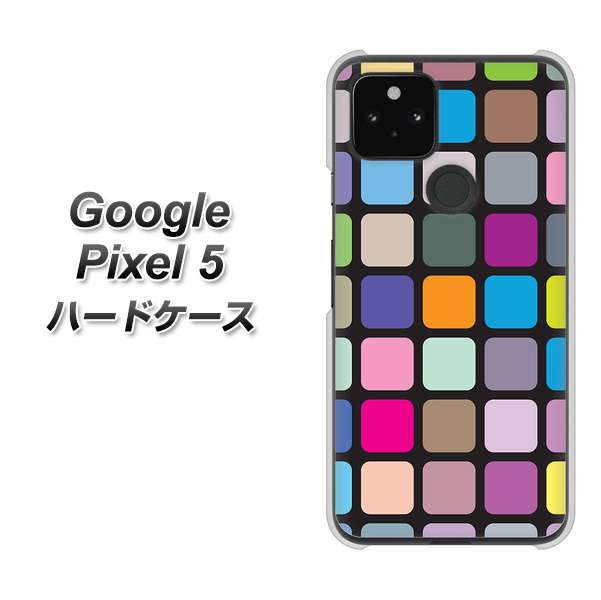 Google Pixel 5 高画質仕上げ 背面印刷 ハードケース【509 カラースクエア】