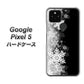 Google Pixel 5 高画質仕上げ 背面印刷 ハードケース【603 白銀と闇】