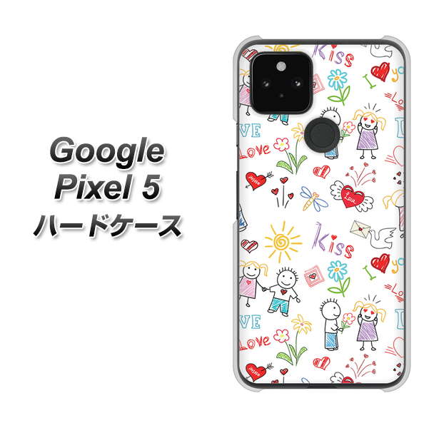 Google Pixel 5 高画質仕上げ 背面印刷 ハードケース【710 カップル】