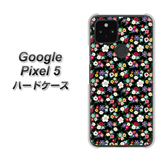 Google Pixel 5 高画質仕上げ 背面印刷 ハードケース【778 マイクロリバティプリントBK】