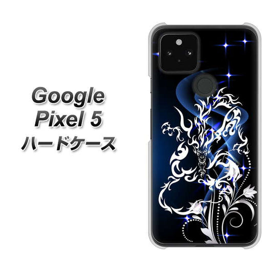 Google Pixel 5 高画質仕上げ 背面印刷 ハードケース【1000 闇のシェンロン】