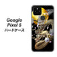 Google Pixel 5 高画質仕上げ 背面印刷 ハードケース【1003 月と龍】