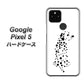 Google Pixel 5 高画質仕上げ 背面印刷 ハードケース【1038 振り向くダルメシアン（WH）】