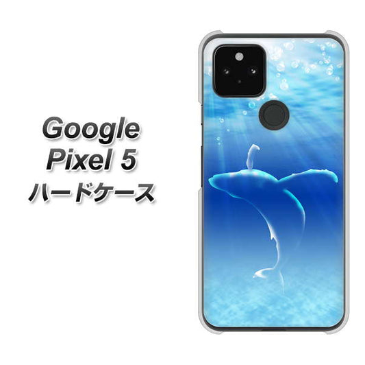 Google Pixel 5 高画質仕上げ 背面印刷 ハードケース【1047 海の守り神くじら】