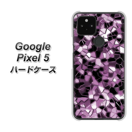 Google Pixel 5 高画質仕上げ 背面印刷 ハードケース【EK837 テクニカルミラーパープル】