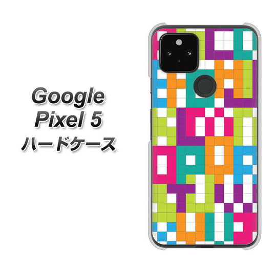 Google Pixel 5 高画質仕上げ 背面印刷 ハードケース【IB916  ブロックアルファベット】