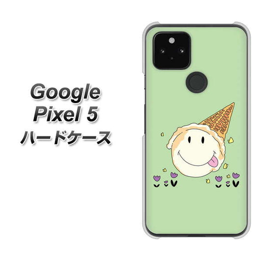 Google Pixel 5 高画質仕上げ 背面印刷 ハードケース【MA902 アイスクリーム】