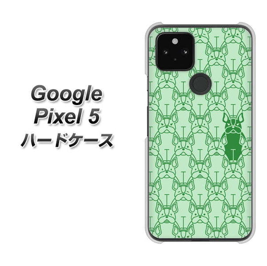 Google Pixel 5 高画質仕上げ 背面印刷 ハードケース【MA916 パターン ドッグ】