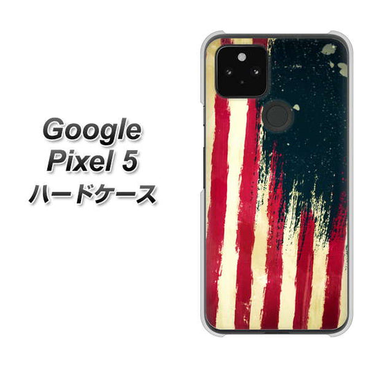 Google Pixel 5 高画質仕上げ 背面印刷 ハードケース【MI805  ヴィンテージアメリカ】