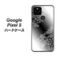 Google Pixel 5 高画質仕上げ 背面印刷 ハードケース【YJ340 モノトーン 雪の結晶 】