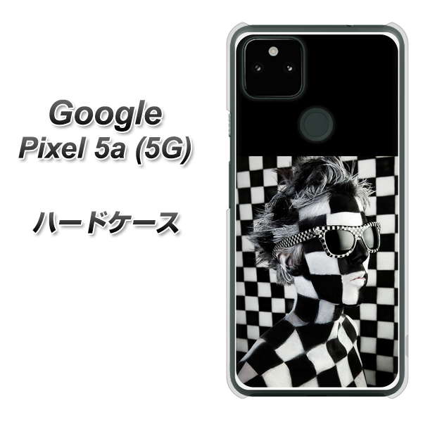 Google Pixel 5a (5G) 高画質仕上げ 背面印刷 ハードケース【357 bk&wh】
