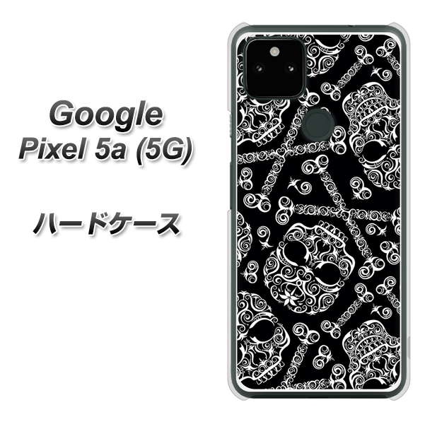Google Pixel 5a (5G) 高画質仕上げ 背面印刷 ハードケース【363 ドクロの刺青】
