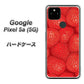 Google Pixel 5a (5G) 高画質仕上げ 背面印刷 ハードケース【444 ストロベリーウォール】
