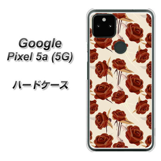 Google Pixel 5a (5G) 高画質仕上げ 背面印刷 ハードケース【1157 クラシックローズ】