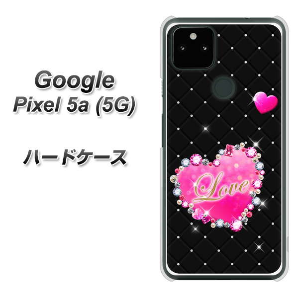 Google Pixel 5a (5G) 高画質仕上げ 背面印刷 ハードケース【SC823 スワロデコ風プリント】