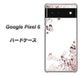 Google Pixel 6 高画質仕上げ 背面印刷 ハードケース【142 桔梗と桜と蝶】