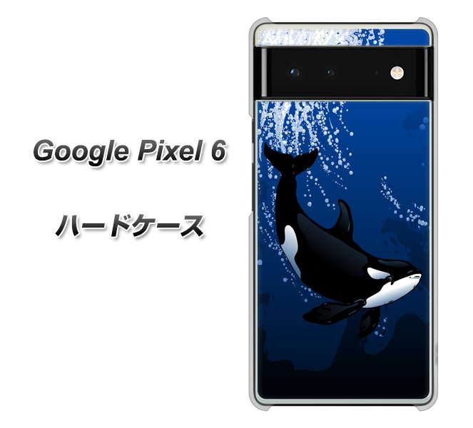 Google Pixel 6 高画質仕上げ 背面印刷 ハードケース【423 シャチ】