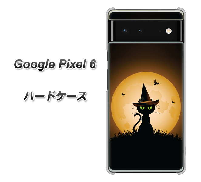 Google Pixel 6 高画質仕上げ 背面印刷 ハードケース【440 猫の魔法使い】