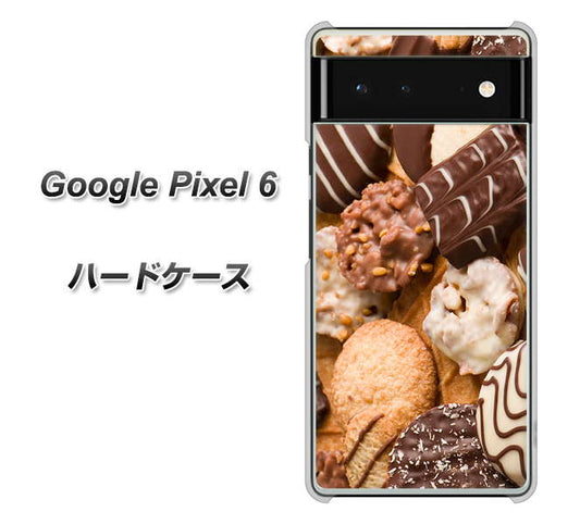 Google Pixel 6 高画質仕上げ 背面印刷 ハードケース【442 クッキー mix】