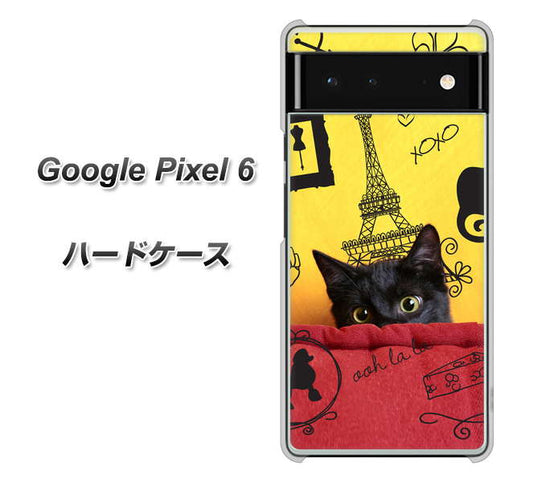 Google Pixel 6 高画質仕上げ 背面印刷 ハードケース【686 パリの子猫】
