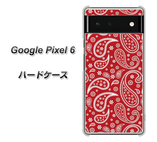 Google Pixel 6 高画質仕上げ 背面印刷 ハードケース【765 ペイズリーエンジ】