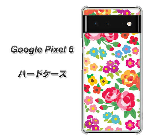 Google Pixel 6 高画質仕上げ 背面印刷 ハードケース【776 5月のフラワーガーデン】