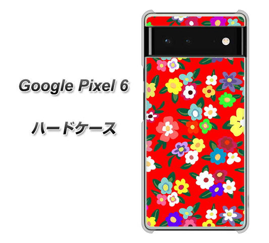 Google Pixel 6 高画質仕上げ 背面印刷 ハードケース【780 リバティプリントRD】