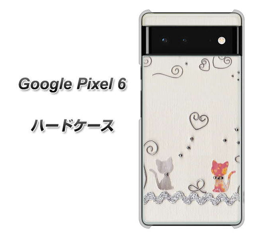 Google Pixel 6 高画質仕上げ 背面印刷 ハードケース【1103 クラフト写真ネコ】