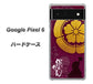 Google Pixel 6 高画質仕上げ 背面印刷 ハードケース【AB803 織田信長 シルエットと家紋】