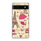 Google Pixel 6a 高画質仕上げ 背面印刷 ハードケース LOVE フランス