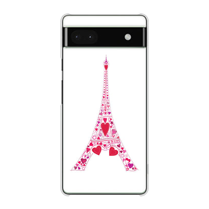 Google Pixel 6a 高画質仕上げ 背面印刷 ハードケース LOVE フランス