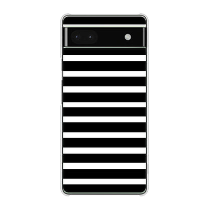 Google Pixel 6a 高画質仕上げ 背面印刷 ハードケース シンプルボーダー