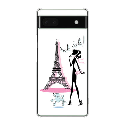 Google Pixel 6a 高画質仕上げ 背面印刷 ハードケース LOVE フランス