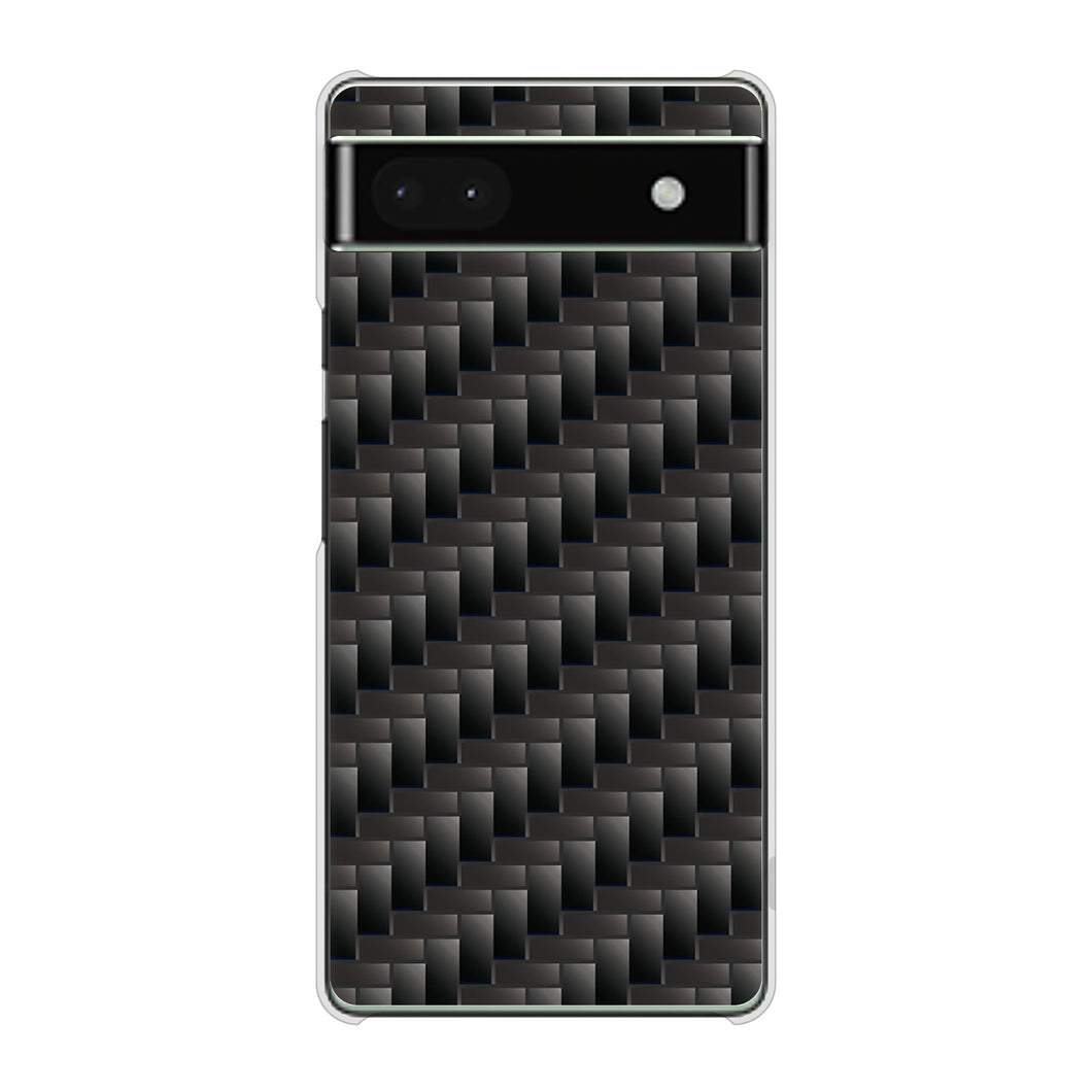 Google Pixel 6a 高画質仕上げ 背面印刷 ハードケース 【461 カーボン】