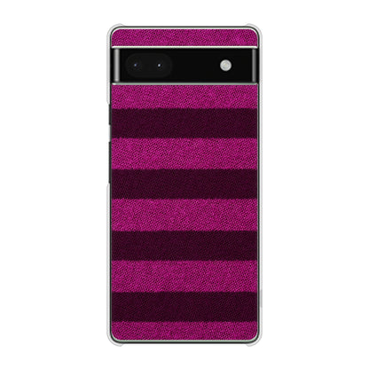 Google Pixel 6a 高画質仕上げ 背面印刷 ハードケース シンプルボーダー