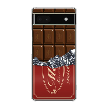 Google Pixel 6a 高画質仕上げ 背面印刷 ハードケース 板チョコ
