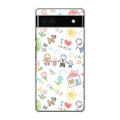 Google Pixel 6a 高画質仕上げ 背面印刷 ハードケース カップル＆ファミリー