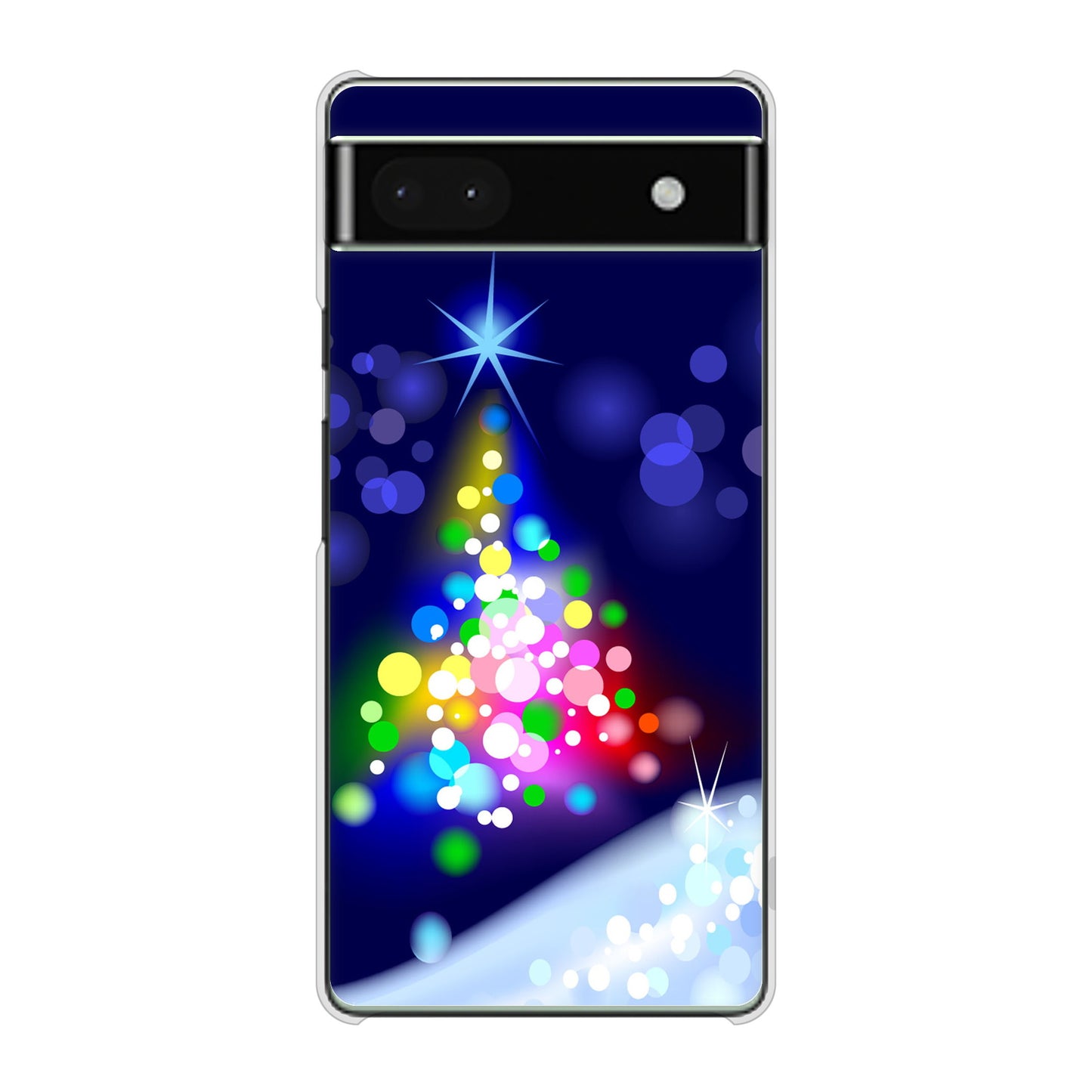 Google Pixel 6a 高画質仕上げ 背面印刷 ハードケース クリスマス