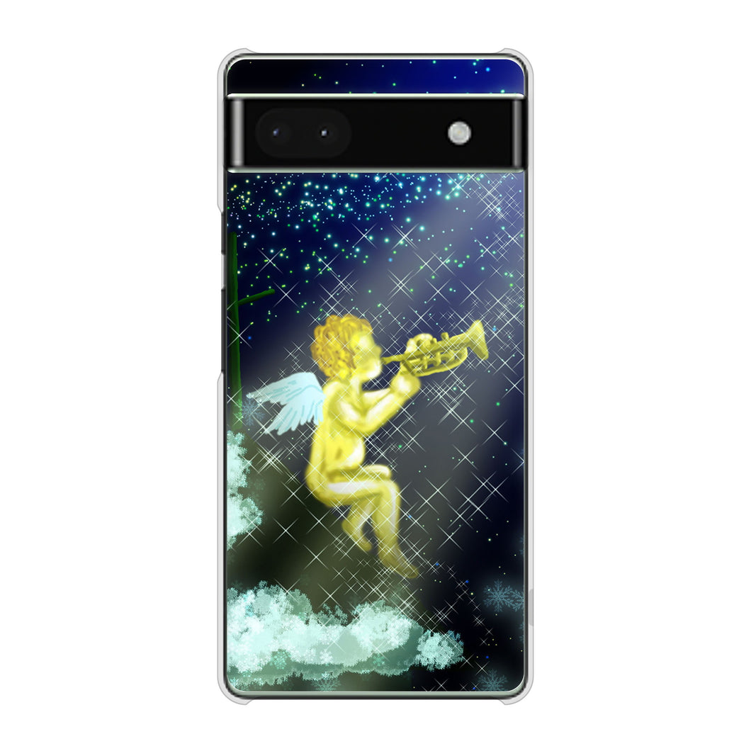 Google Pixel 6a 高画質仕上げ 背面印刷 ハードケース 【1248 天使の演奏】