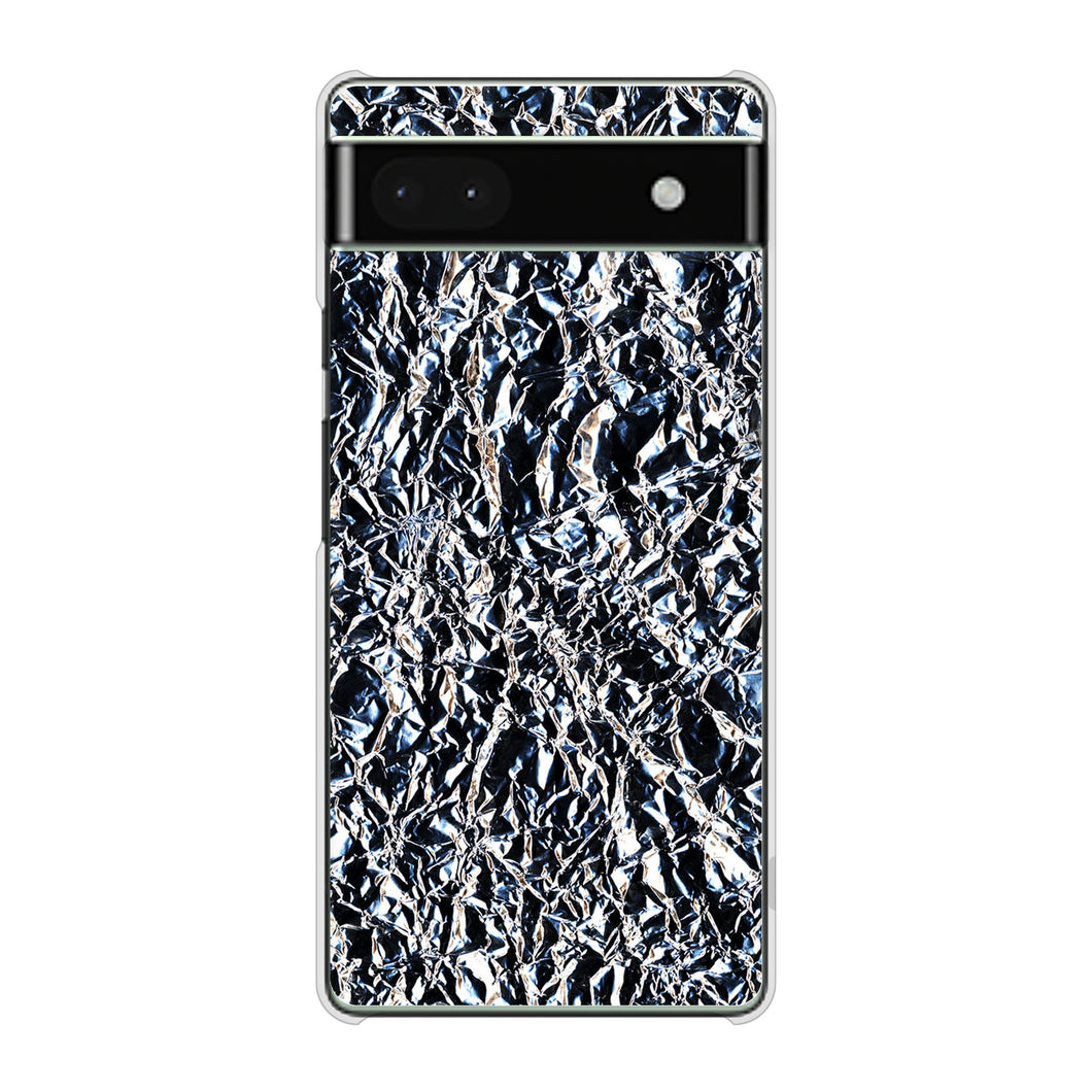 Google Pixel 6a 高画質仕上げ 背面印刷 ハードケース 【EK835 スタイリッシュアルミシルバー】